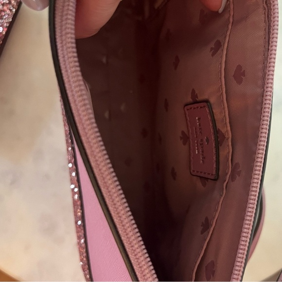 kate spade Dusty Rose Glitter Crossbody Bag with Cardholder - Picture 5 of 6